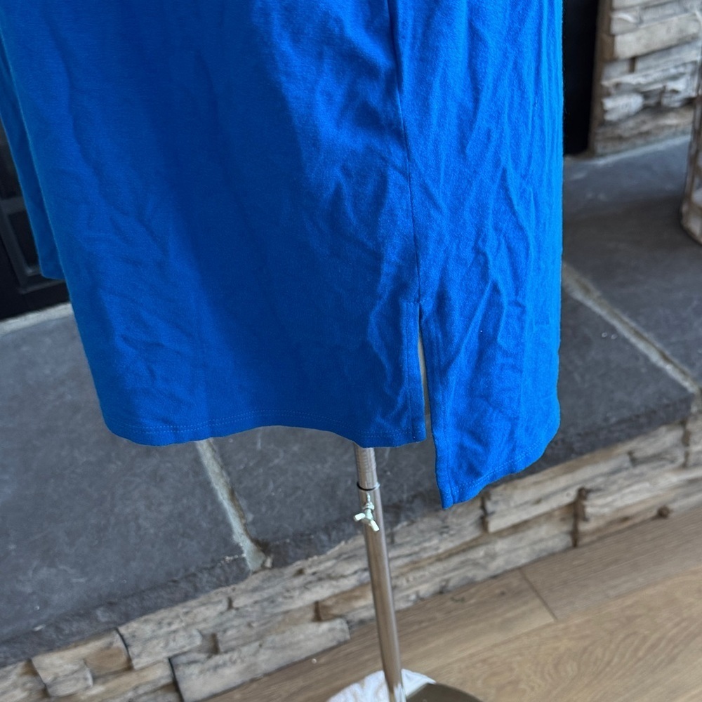 Eileen Fisher Vibrant Blue Long Sleeve Top - Picture 6 of 9